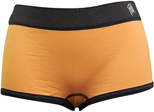 Wild Habitat Gold Leopard Plain Women's Boy Shorts - Small