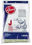 Hoover Type J Vacuum Cleaner Replacement Bags, Package of 3