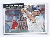 2007 Bowman Heritage Pieces of Greatness Game Used Jersey Manny Ramirez Boston Red Sox