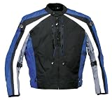 Joe Rocket Atomic 3.0 Mens Textile Motorcycle Jacket Blue/Black/Grey XXXL