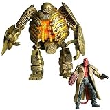 Mezco Toyz 2009 SDCC San Diego Comic-Con Exclusive 3 3/4 Action Figure Set Hellboy and Golden Army Soldier