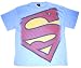 Search : Superman Logo Made of Mini-logos Blue Mens T-shirt