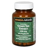 A to Z Naturals Green Tea Extract, 250 mg, Vegetarian, 60 Capsules, (Pack of 4)