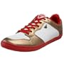 Gola Men's Vanish Casual Sneaker,White/Gold/Red,10 UK/11 M US