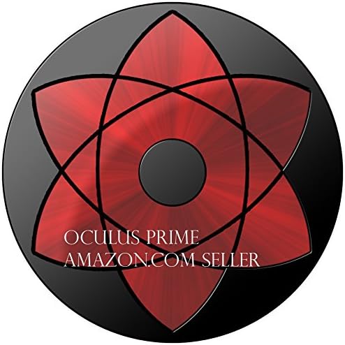 Naruto Sasuke Mangekyou Sharigan Eye UV (ULTRAVIOLET REACTIVE) GLOWS IN BLACK LIGHT (sold individually)