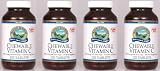 Naturessunshine Vitamin C With Orange and Rose Hips 250 mg 120 Chewable Tablets (Pack of 4)