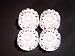 MIJ Customized Speed Knob Set 4pc Inch - White