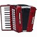 Search: Hohner Hohnica Piano Student Accordion 12 Bass 25 Keys Red Pearl 1302