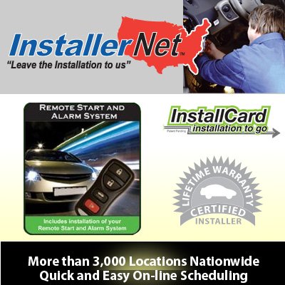 InstallerNet Remote Start and Alarm InstallCard