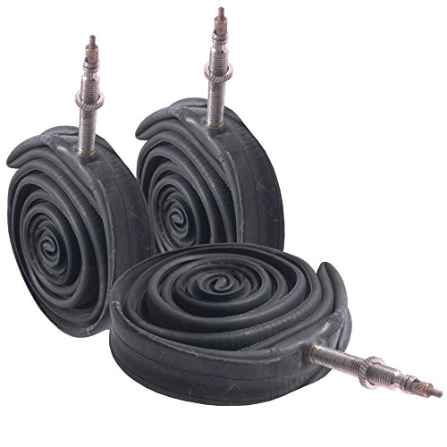 2 or 3 VeloChampion Road Bike Inner Tubes - 700x18/25C Presta 40mm, 60mm or 80mm Valve Length