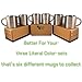 Coffee Mugs Stainless Steel - Double Wall - with Laser Words Red & Green -13.5oz - Metal Coffee Mug Tea Cups - with Round Handles - perfect for Home Camping RV Gift - Shatterproof Set of 2