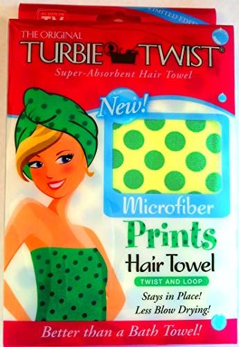 Turbie Twist Christmas Collection Polka Dots (Green Polka Dots)