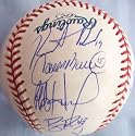 2006 Mets autographed baseball (Carlos Beltran, Carlos Delgado, Tom Glavine, Jose Reyes, David Wright)