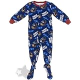 Snow Monster ATV Print Footed Sleeper Pajamas for Boys