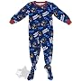 Snow Monster ATV Print Footed Sleeper Pajamas for Boys