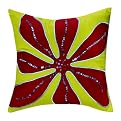 Bacati Valley of Flowers Decorative Pillow