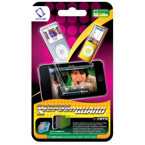 CAPDASE iPod touch 2nd & 3rd Generation Professional Screen Guard ixKata 'Excellent, Fingerprint & Grease Resistance' 第２、第３世代 iPod touch 用 「エクセレント」 液晶保護シート SPIPT2-L