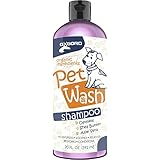 OxGord Organic Oatmeal Dog Shampoo & Conditioner 100% Natural 20 oz- Medicated Clinical Vet Formula Wash For All Pets - Made with Aloe Vera for Relieving Dry Itchy Skin - Best Pet Odor Eliminator