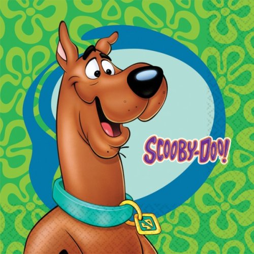 Scooby Doo Green Napkins, pack of 16