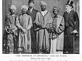 The Dreadnought Hoax the Emperor of Abyssinia and His Suite Prepare to Inspect the Royal Navy Photographic Poster Print, 18x24