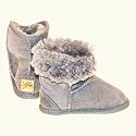 Love from Australia Lammfell Boots "Western Mini" grau