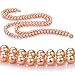 Pink 6-7mm AA Freshwater Pearl Necklace 18 inch Princess Length