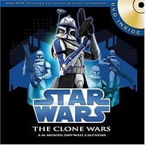 Star Wars Clone Wars 2009 Calendar plus bonus DVD
