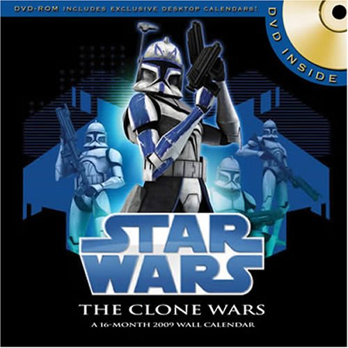 Star Wars Clone Wars 2009 Calendar plus bonus DVD