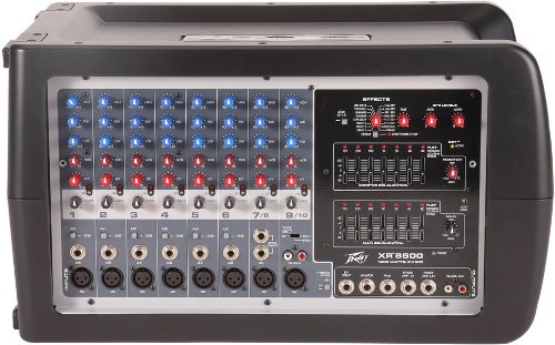 Peavey XR8600 8-channel 600-watt Stereo Powered Mixer