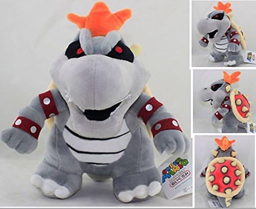 Plush Toy 9" Dry Bowser Bones Super Mario Bros Skeletal Undead Koopa Troopa Soft
