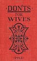Don'ts for Wives