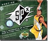 2007-08 (2008) Upper Deck NBA SPx Basketball Factory Sealed Hobby PACK (1 Autograph or Memorabilia Card in EVERY Pack)