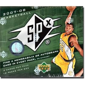 2007 08 Upper Deck SPx NBA Basketball Cards Box by 