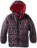 Pink Platinum Girls 7-16 Geometric Printed Puffer Jacket