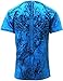 Konflic Men's Cotton Graphic Muscle T-Shirt S Teal