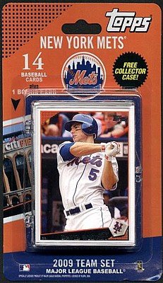 Topps MLB Baseball Cards 2009 New York Mets 14 Card Team Set