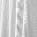 York Fabric Shower Curtain- White