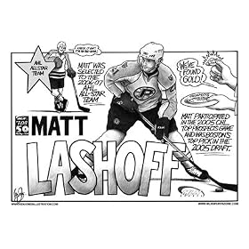 Matt Lashoff MLN Sports Illustration by Ken Jones