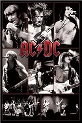 AC/DC - Music Poster (Collage - Live On Stage) (Size: 24" x 36")