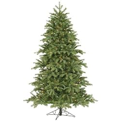 6.5' Pre-Lit Redwood Christmas Tree - 350 Multi Color Lights