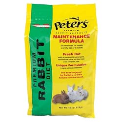 Peter's Premium Rabbit Diet Maintenance Formula, 4 Pounds