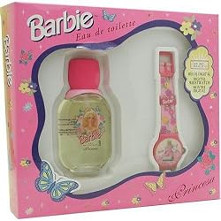 Barbie Princess By Mattel For Women. Gift Set ( Eau De Toilette Spray 2.5 Oz + Watch).