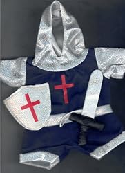 Knight Outfit #598717 fits 12" Pink Moose animals and most Webkinz, Shining Star and 10"-12" Stuffed Animals