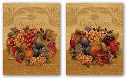 Compagna and Toscana Set by Pamela Gladding 16"x20" Art Print Poster