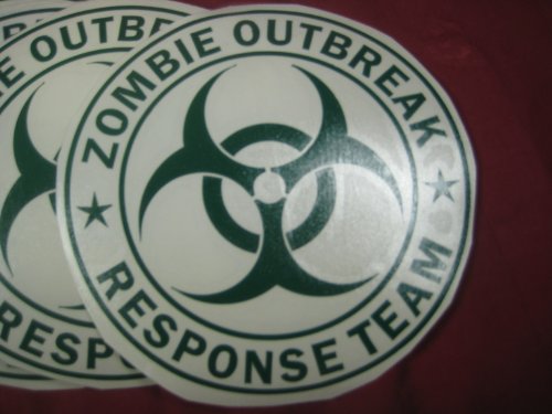 Huge save onmasks guy fawkes Zombie Outbreak response team Vinyl decal sticker