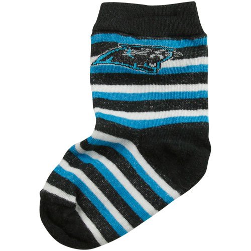 Carolina Panthers Infant Light Blue NFL Stripe Socks