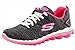 Skechers Sport Women's Skech Air Sweet Life Fashion Sneaker,Black/Hot Pink,7.5 M US