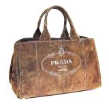 「【PRADA】プラダ スエード トートバッグ SIGARO（シガーブラウン） BN1872 054 SCAMOCIATO SIGARO[並行輸入品]」の画像