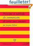 Principes et m�thodes du commentaire...