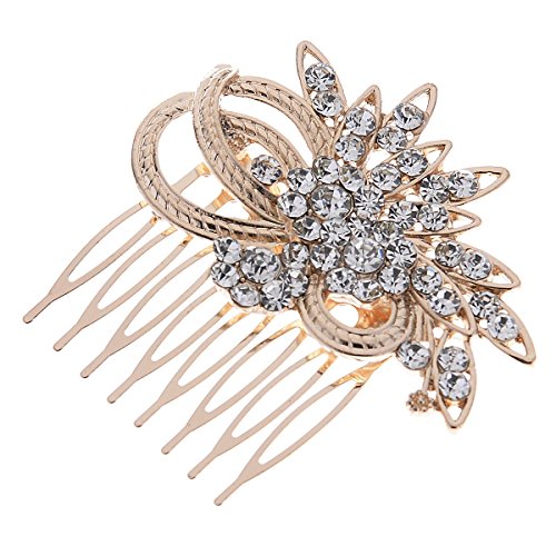 Remedios Vintage Crystal Bridal Hair Comb Wedding Hair Accessory
